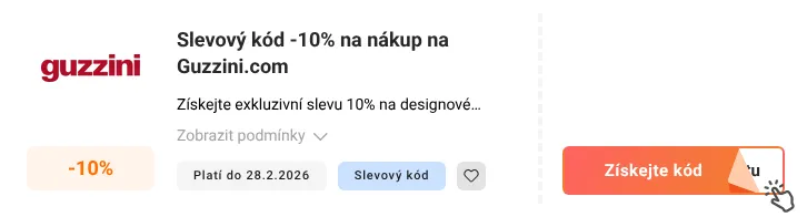 Jak využít slevový kód Guzzini.com