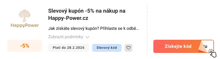 Jak využít slevový kupón Happy-Power.cz