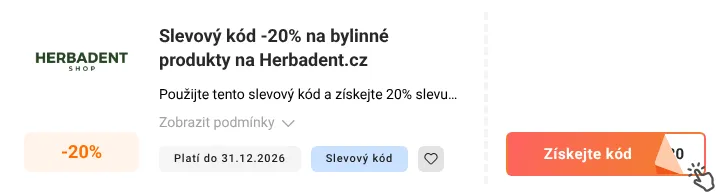 Jak využít slevový kupón Herbadent.cz