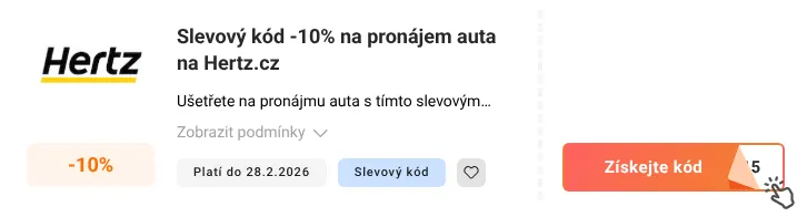 Jak využít slevový kód Hertz.cz
