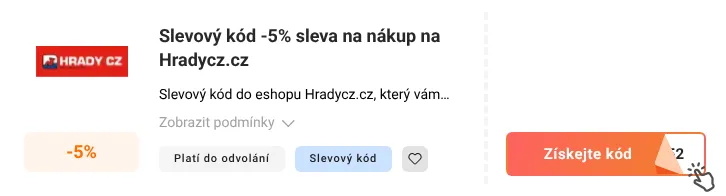 Jak využít promo kód Hradycz.cz