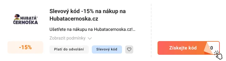 Jak využít slevový kód Hubatacernoska.cz