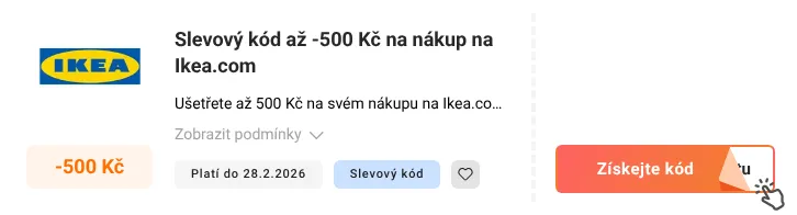Jak využít slevový kód Ikea.com