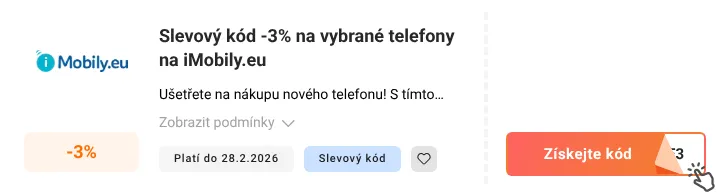 Jak využít slevový kód iMobily.eu