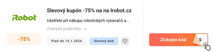 Jak využít slevový kupón Irobot.cz