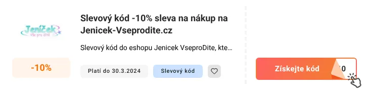 Jak využít slevový kupón Jenicek-vseprodite.cz
