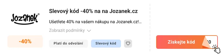 Jak využít slevový kupón Jozanek.cz