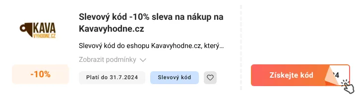 Jak využít slevový kupón Kavavyhodne.cz