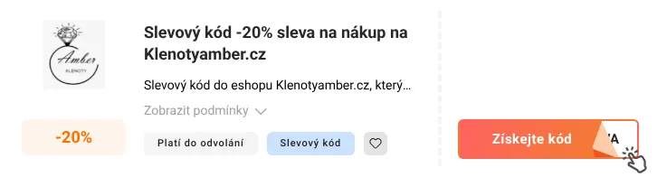 Jak využít slevový kupón Klenotyamber.cz