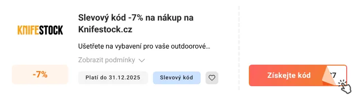 Jak využít slevový kód Knifestock.cz
