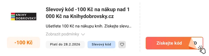 Jak využít slevový poukaz Knihydobrovsky.cz