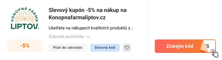 Jak využít slevový kupón Konopnafarmaliptov.cz
