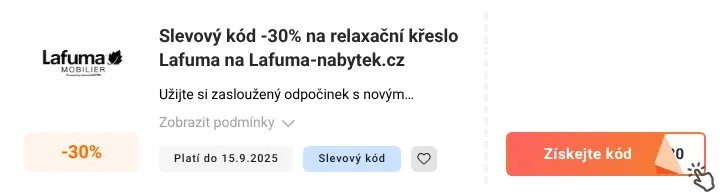 Jak využít slevový kupón Lafuma-nabytek.cz