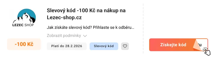 Jak využít slevový kód Lezec-shop.cz