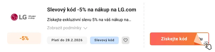 Jak využít slevový kód LG.com