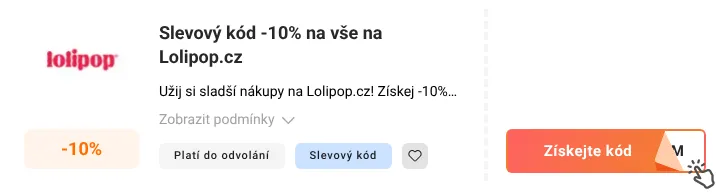 Jak využít slevový kód Lolipop.cz