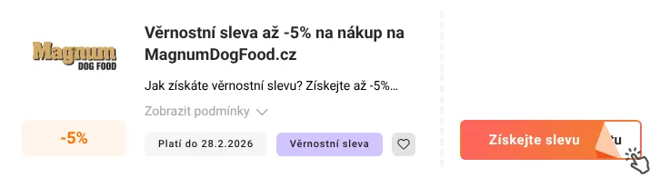 Jak využít slevový kupón MagnumDogFood.cz