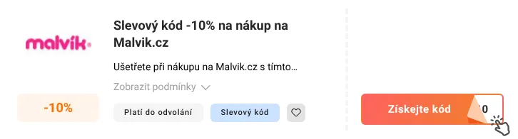 Jak využít slevový kód Malvik.cz