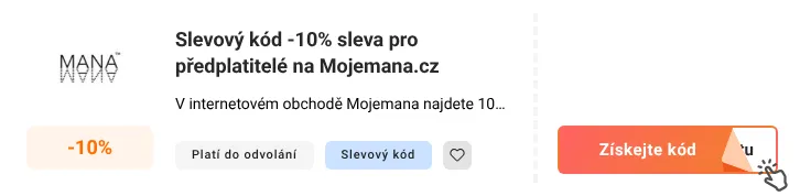 Jak využít slevový kód Mojemana.cz