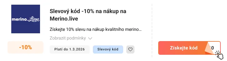 Jak využít slevový kupón Merino.live