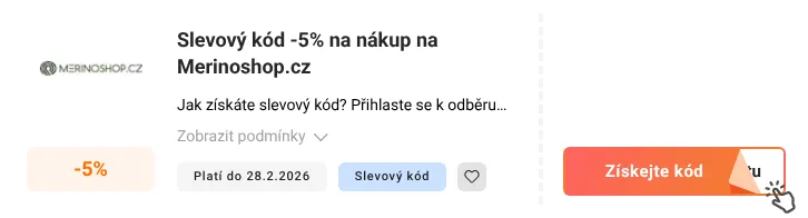 Jak využít slevový kód Merinoshop.cz