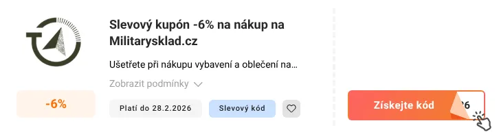 Jak využít slevový kód Militarysklad.cz
