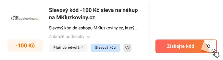 Jak využít slevový kód MKLuzkoviny.cz