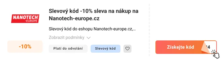 Jak využít slevový kupón Nanotech-europe.cz