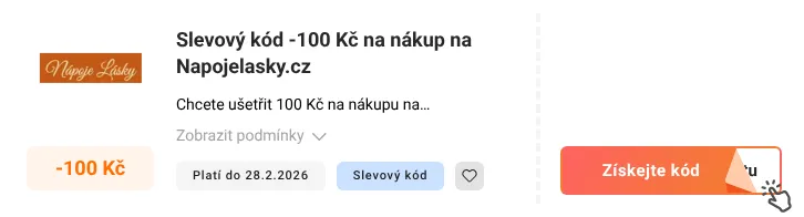 Jak využít slevový kupón Napojelasky.cz