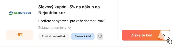 Jak využít slevový kupón Nejoutdoor.cz
