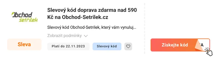 Jak využít slevový kupón Obchod-setrilek.cz