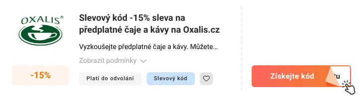 Jak využít slevový kód Oxalis.cz