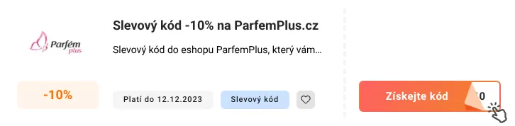 Jak využít slevový kód Parfemplus.cz