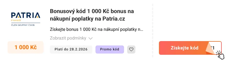 Jak využít promo kód Patria.cz