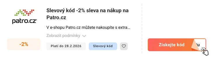 Jak využít slevový kód Patro.cz