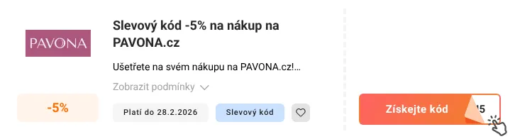 Jak využít slevový kód PAVONA.cz
