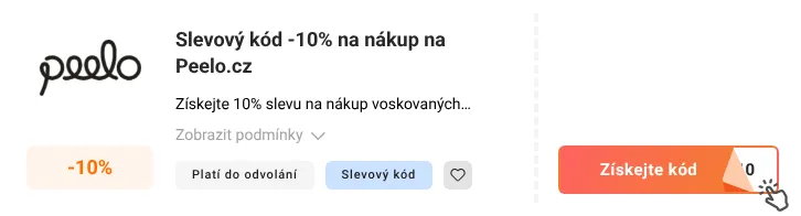 Jak využít slevový kód Peelo.cz