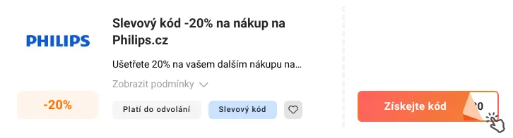 Jak využít slevový kód Philips.cz