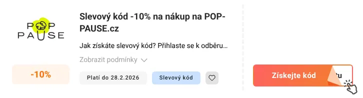 Jak využít slevový kupón POP-PAUSE.cz