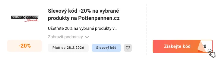 Jak využít slevový kód Pottenpannen.cz