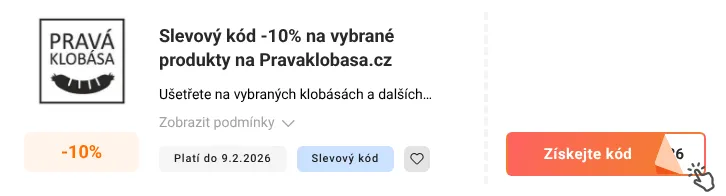 Jak využít slevový kupón Pravaklobasa.cz