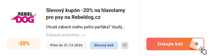 Jak využít slevový kód Rebeldog.cz