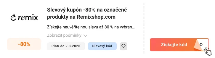 Jak využít slevový kód Remixshop.com