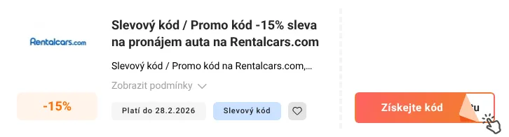 Jak využít slevový kód Rentalcars.com