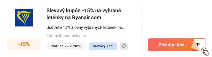 Jak využít slevový kód Ryanair.com