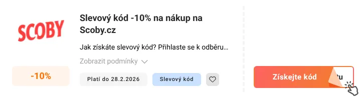 Jak využít slevový kupón Scoby.cz