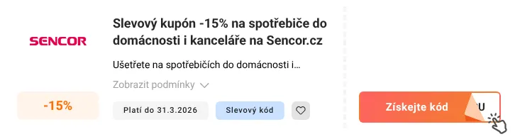 Jak využít slevový kód Sencor.cz