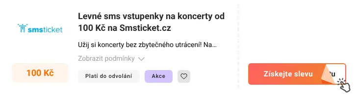 Jak využít slevový kód Smsticket.cz