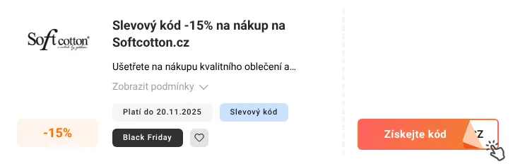 Jak využít slevový kupón Softcotton.cz