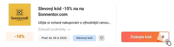 Jak využít slevový kód Sonnentor.com